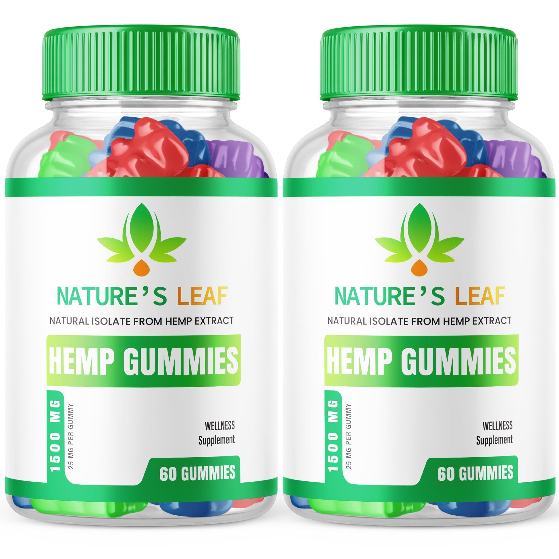 Purvia Natures Leaf Hemp Gummies Advanced Formula, 60 Gummies
