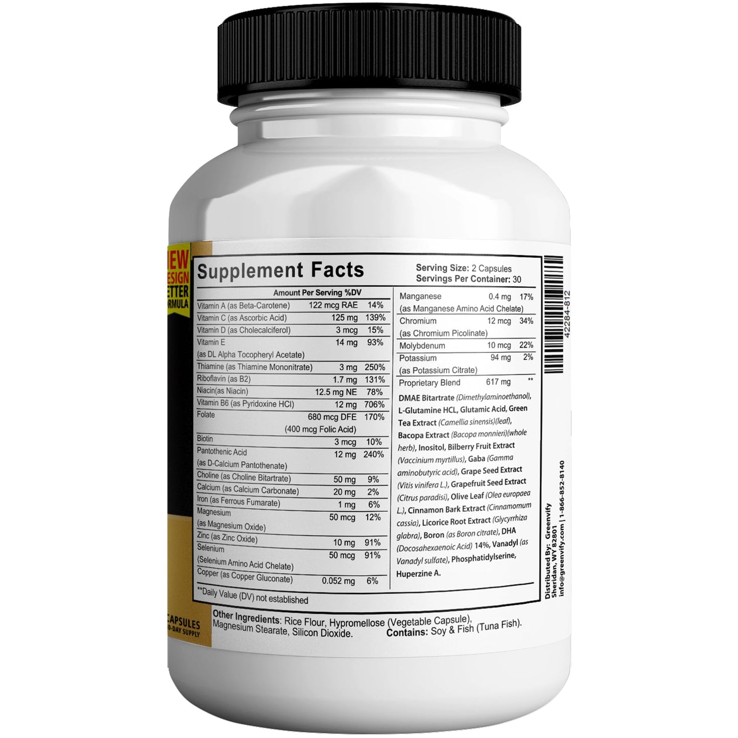 GREENVIFY NST-Max Brain Booster Capsules 60 Count