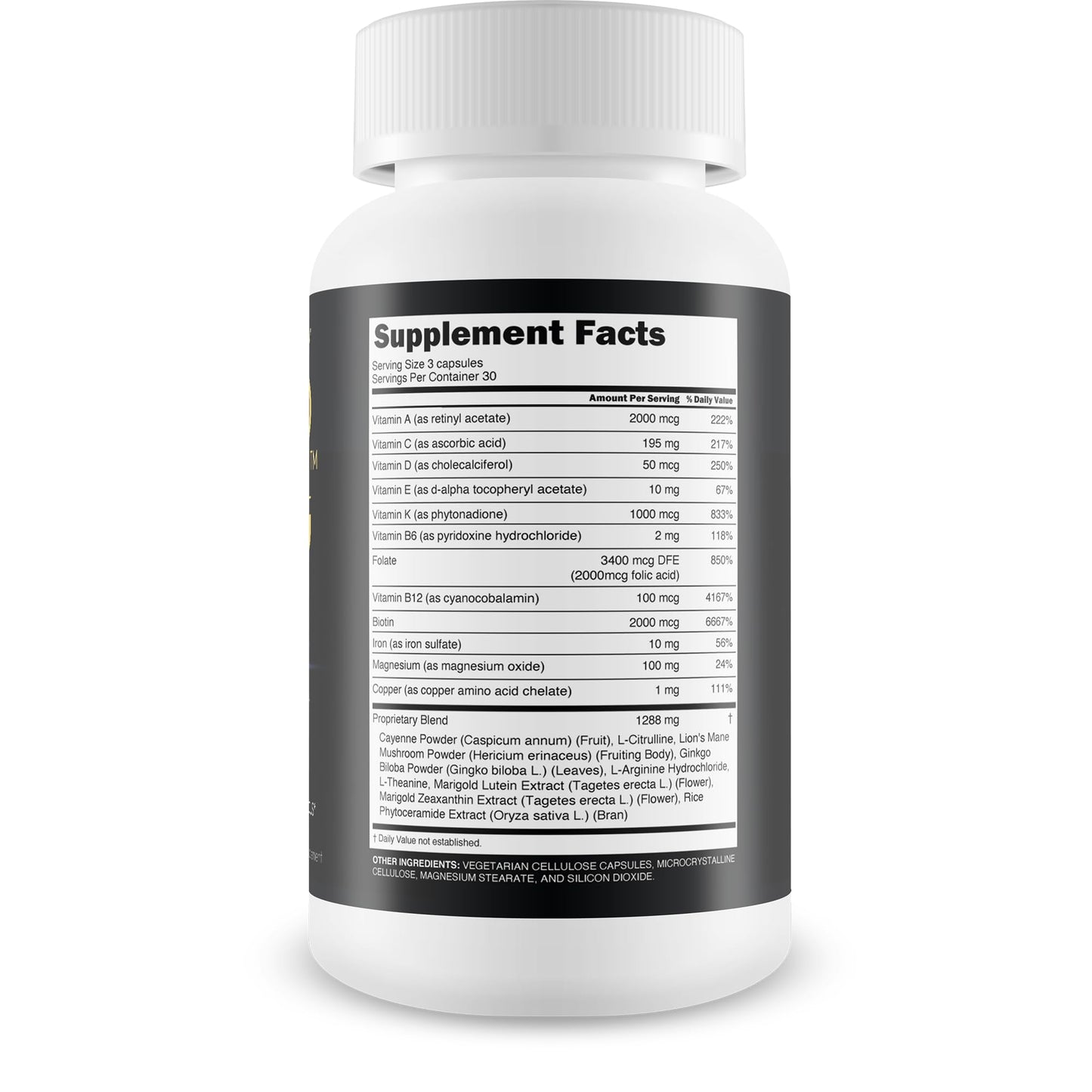 New Vibrations Nutrition Gold Ritual Advanced Memory Formula Capsules 90 Count