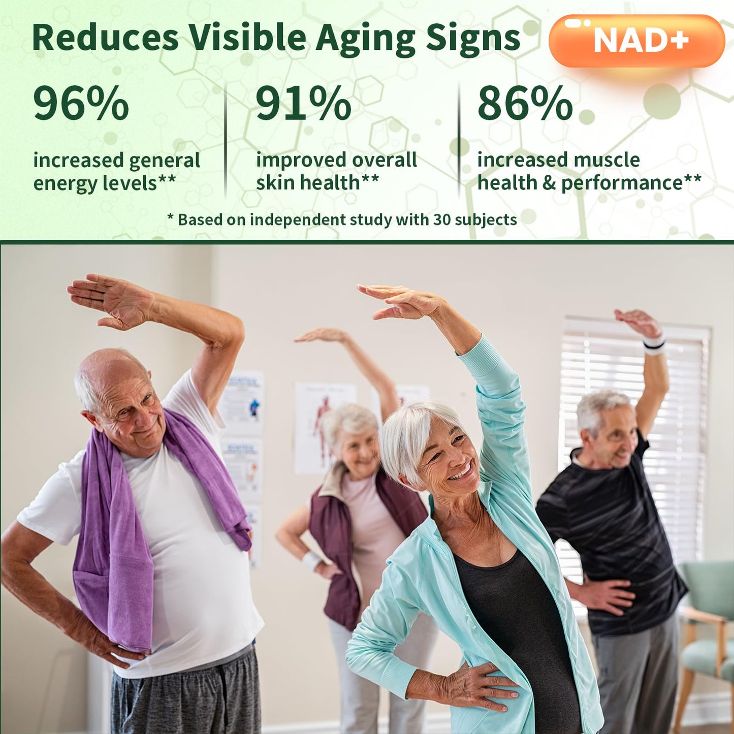 Lyndops NAD Supplement Liposomal Nicotinamide Riboside Resveratrol 250mg NMN Alternative, High Purity NAD for Women & Men, Anti-Aging, Cellular Energy, Mental Focus, 80 Capsules