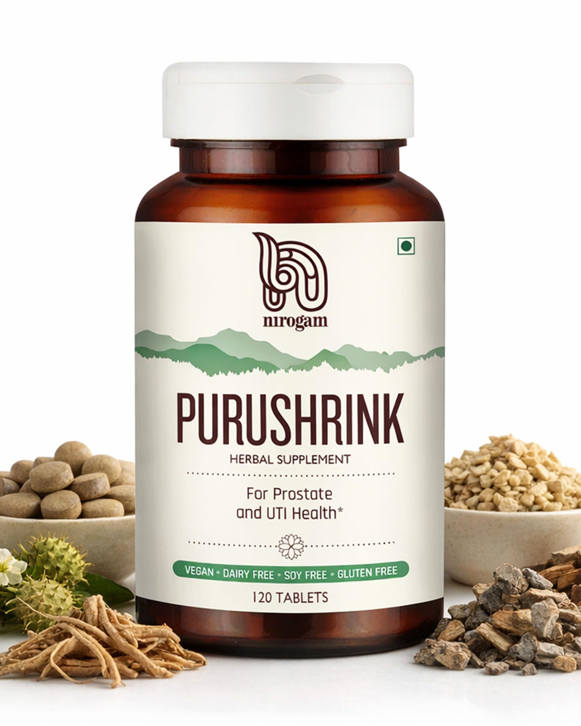 Nirogam Purushrink BPH Prostate Support Tablet 120 Tablets
