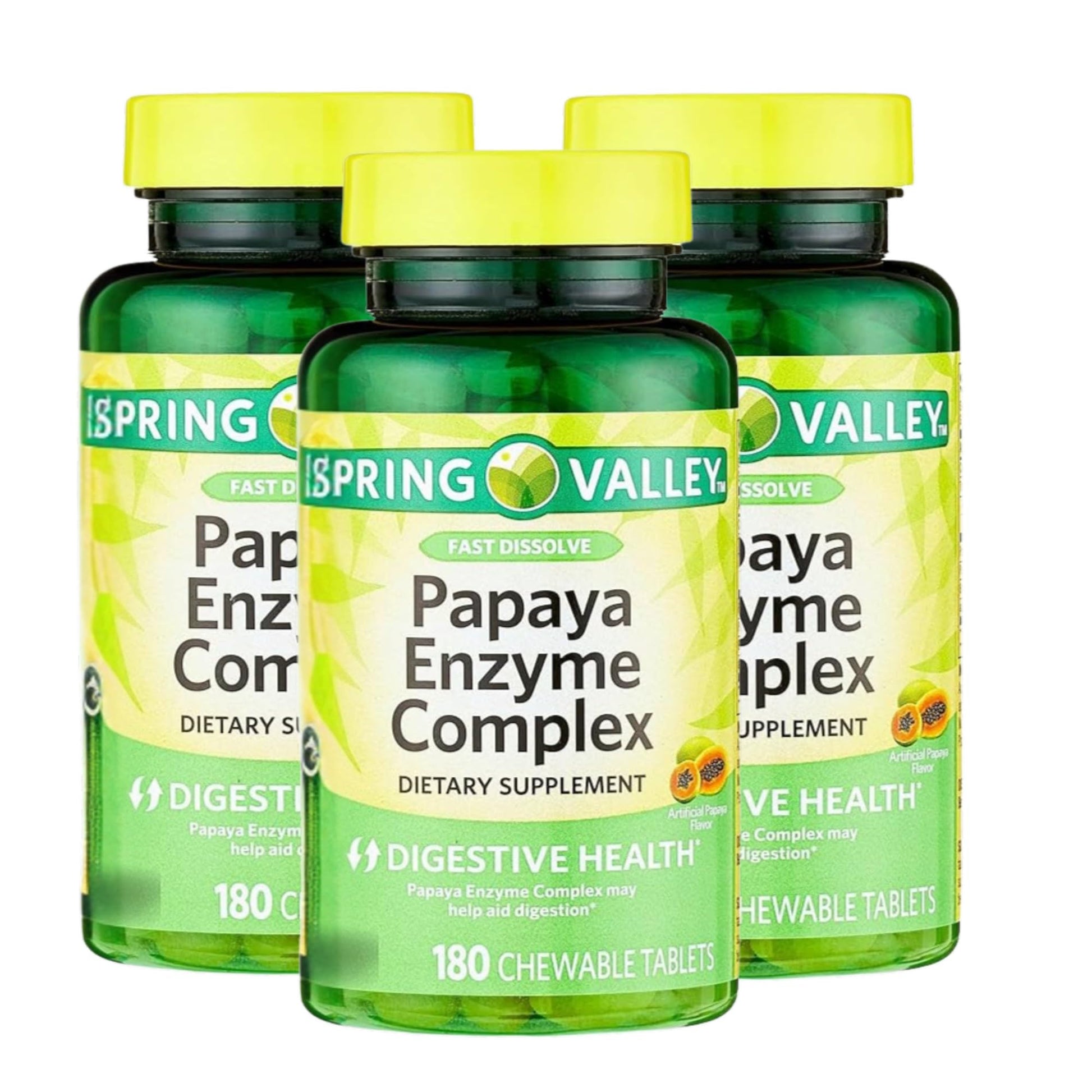 Unique Bundle Store Papaya Enzyme Complex Tablets 540 Count