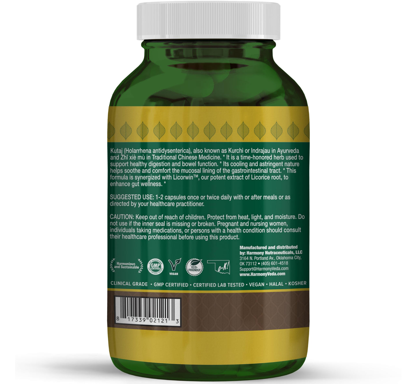 Harmony Nutraceuticals Kutaj Supreme Capsules 120