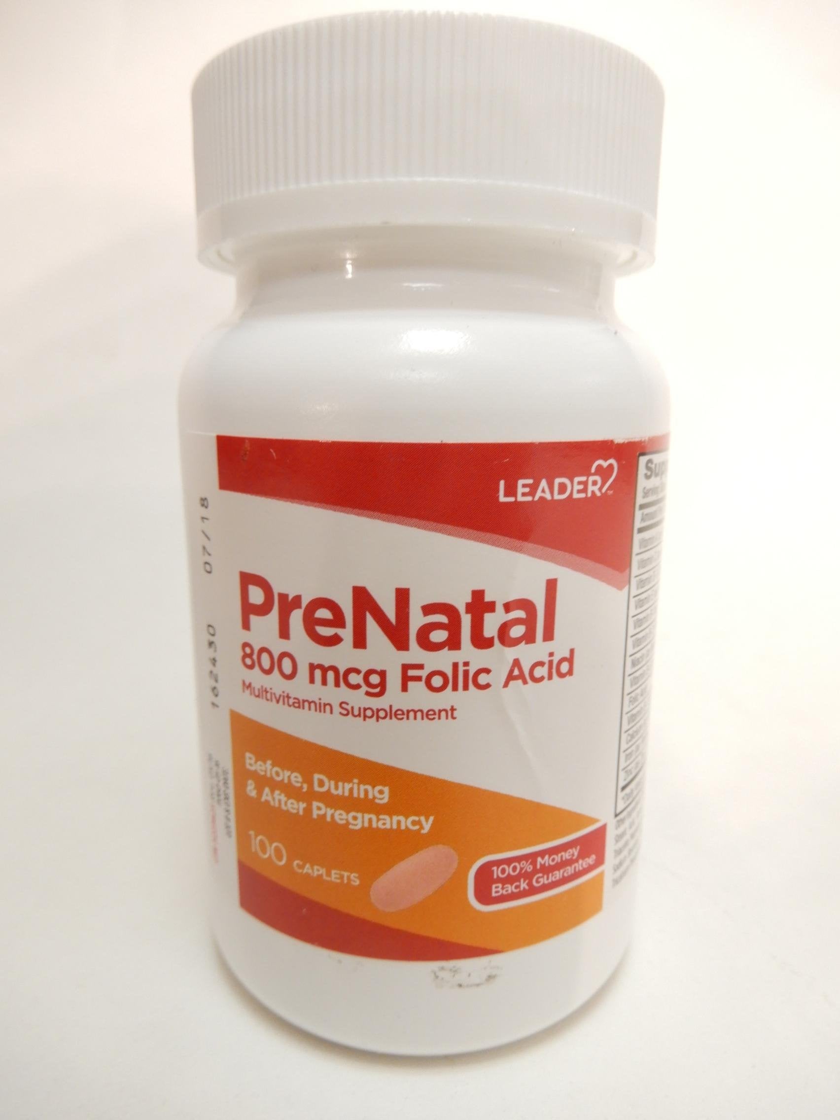 Leader Prenatal Vitamins Caplets 300