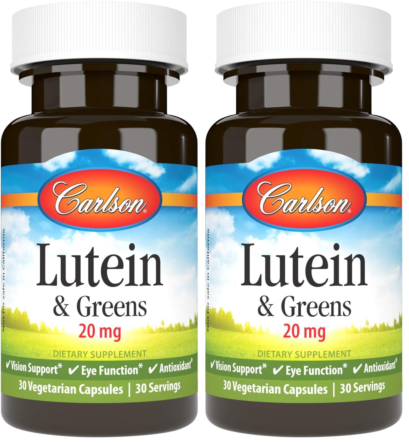 Carlson Lutein & Greens Capsule, 60 Capsules
