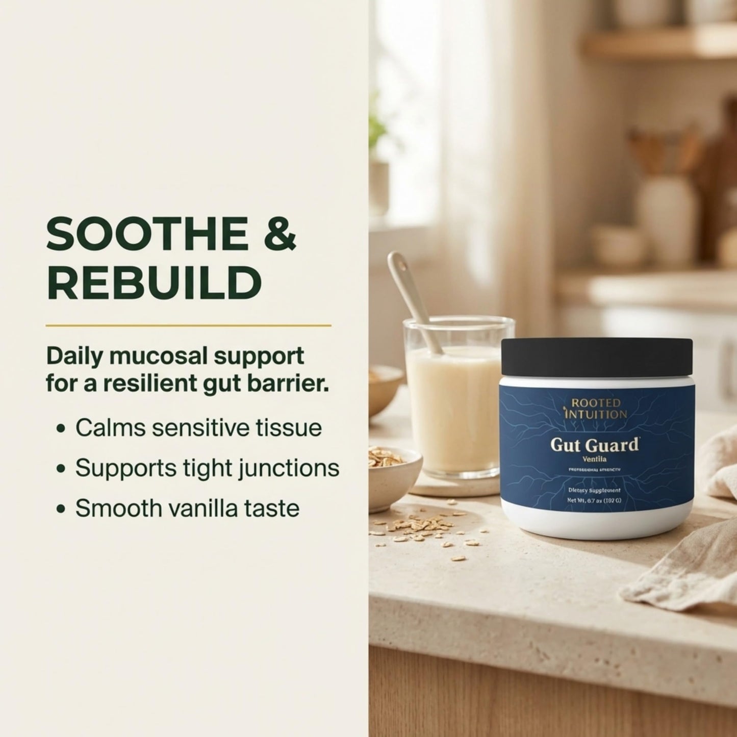 Rooted Intuition L-Glutamine Powder 6.7 oz