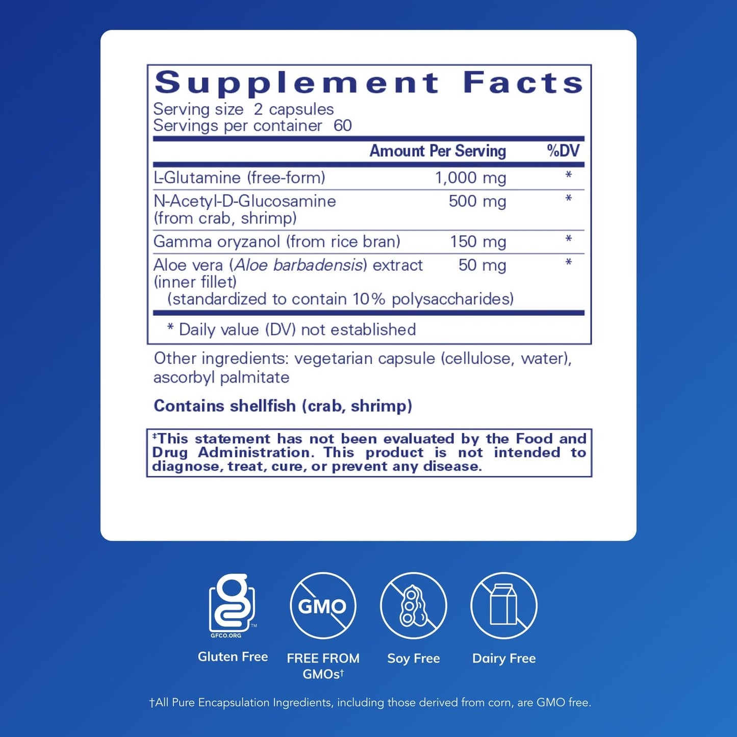 Pure Encapsulations G.I. Integrity Capsule, 120 Capsules