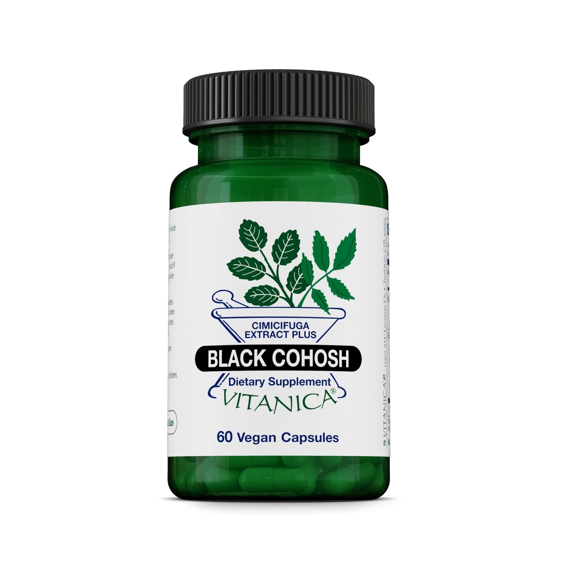 Vitanica Black Cohosh, Cimicifuga Extract Plus Capsules, 60 Count