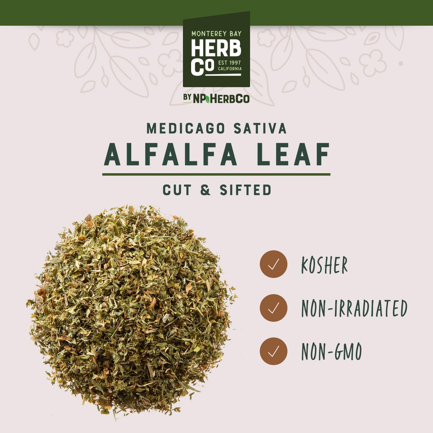 MONTEREY BAY HERB CO Alfalfa Leaf Powder, 4 oz