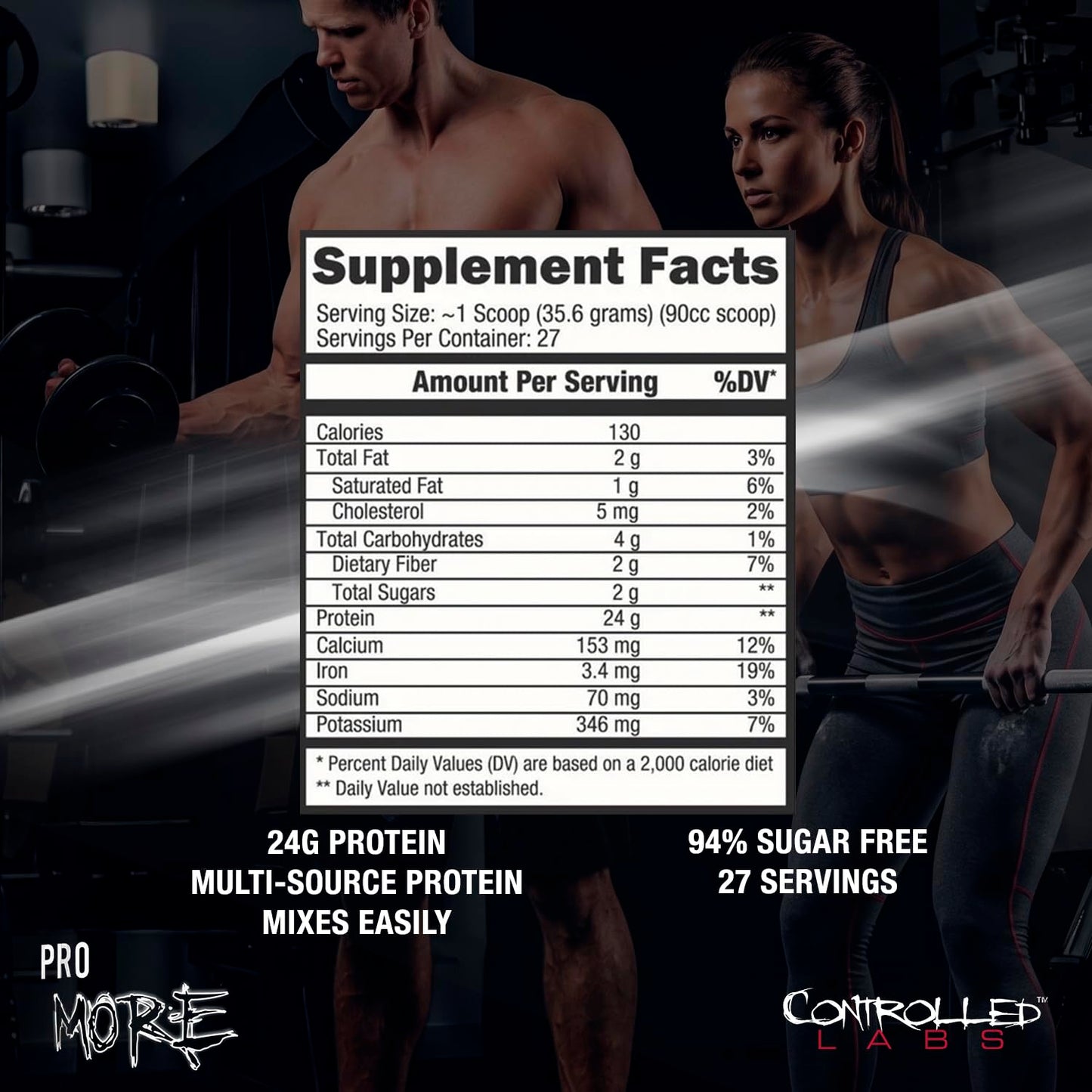 CONTROLLED LABS PROmore Protein Powder 2.12 Pound