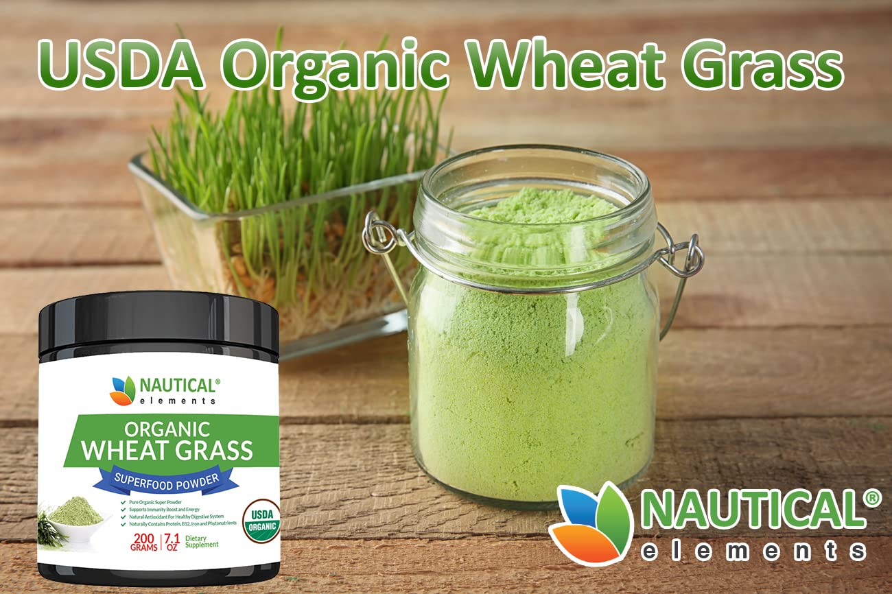 Nautical Elements Wheatgrass Powder 7 Ounces