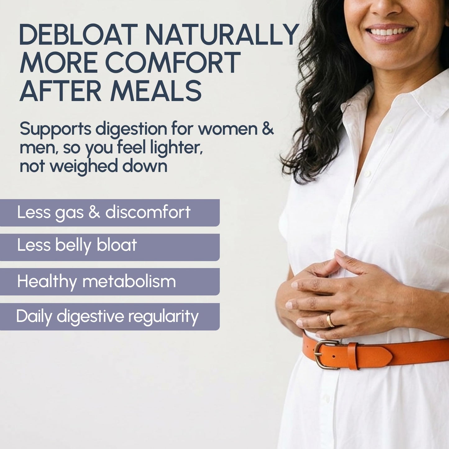 RYOS Digestive Enzymes for Bloating & Gas Relief – Debloat Pills for Women & Men – 6 Enzymes + 3 Probiotics – Gut Health & Digestion Supplement – RIGHTmyGUT Daily Digestive Support, 60 Vegan Capsules