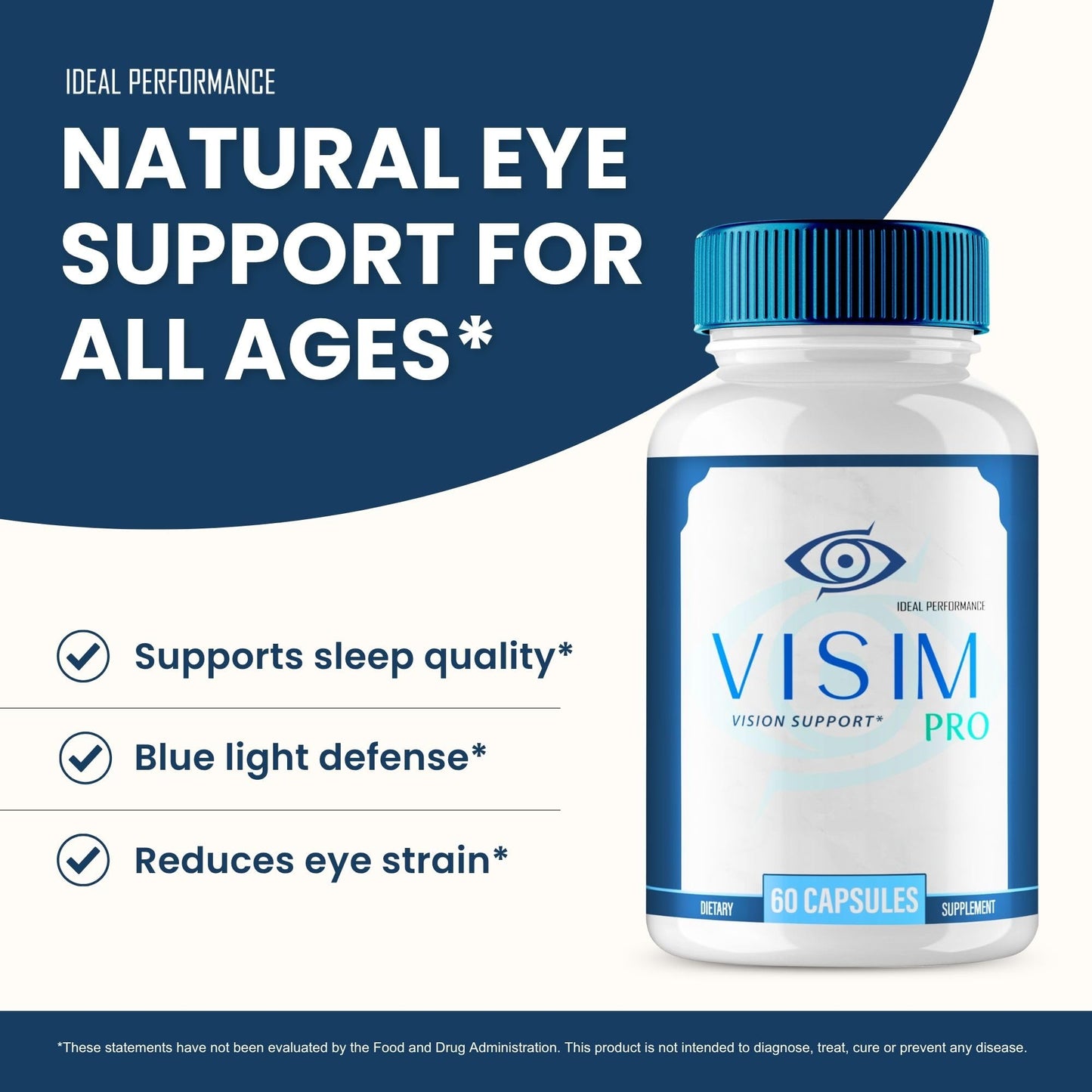 IDEAL PERFORMANCE Visim Pro Vision Support Capsules 300