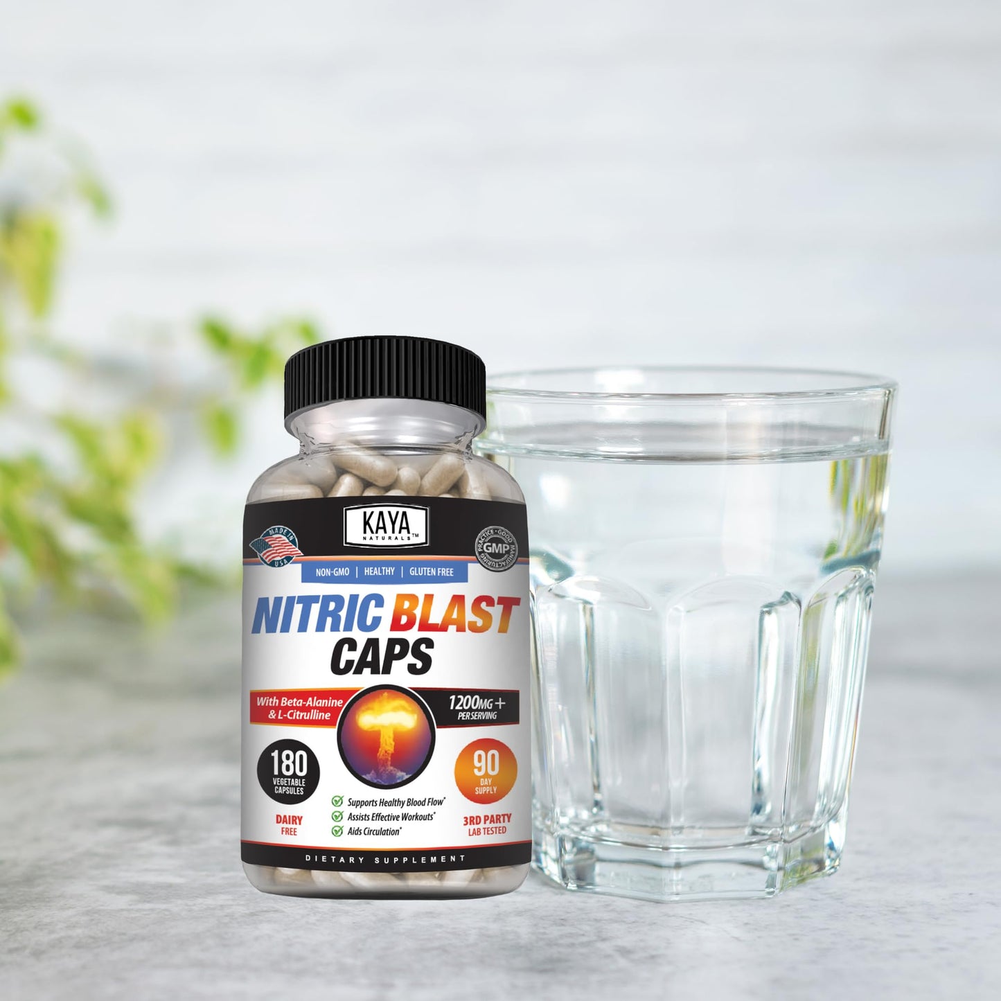 Kaya Naturals Nitric Blast Capsules 180