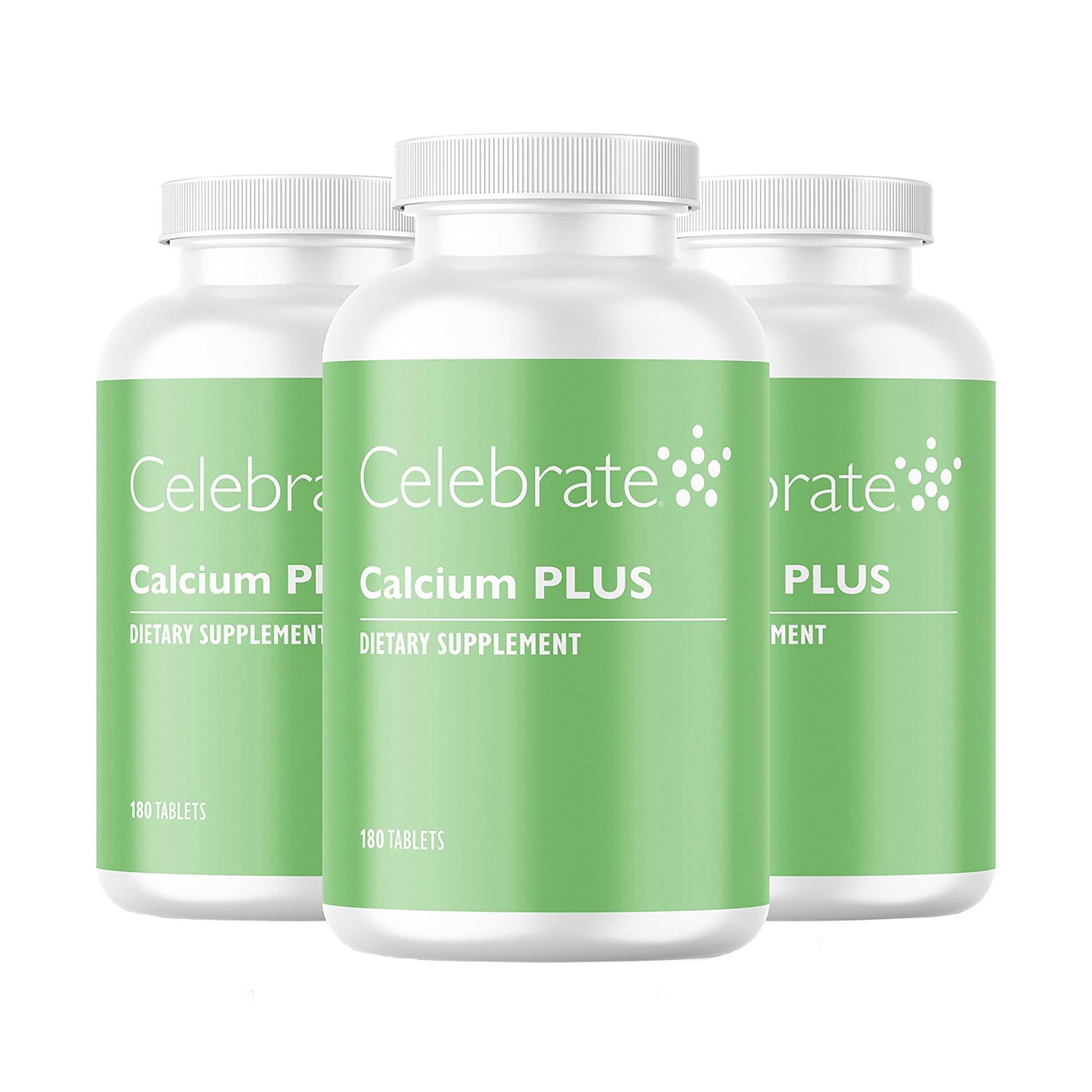Celebrate Bariatric Supplements Calcium Plus 600mg Calcium Citrate, 600 IU Vitamin D3 & 50mg Magnesium - 540 Tablets