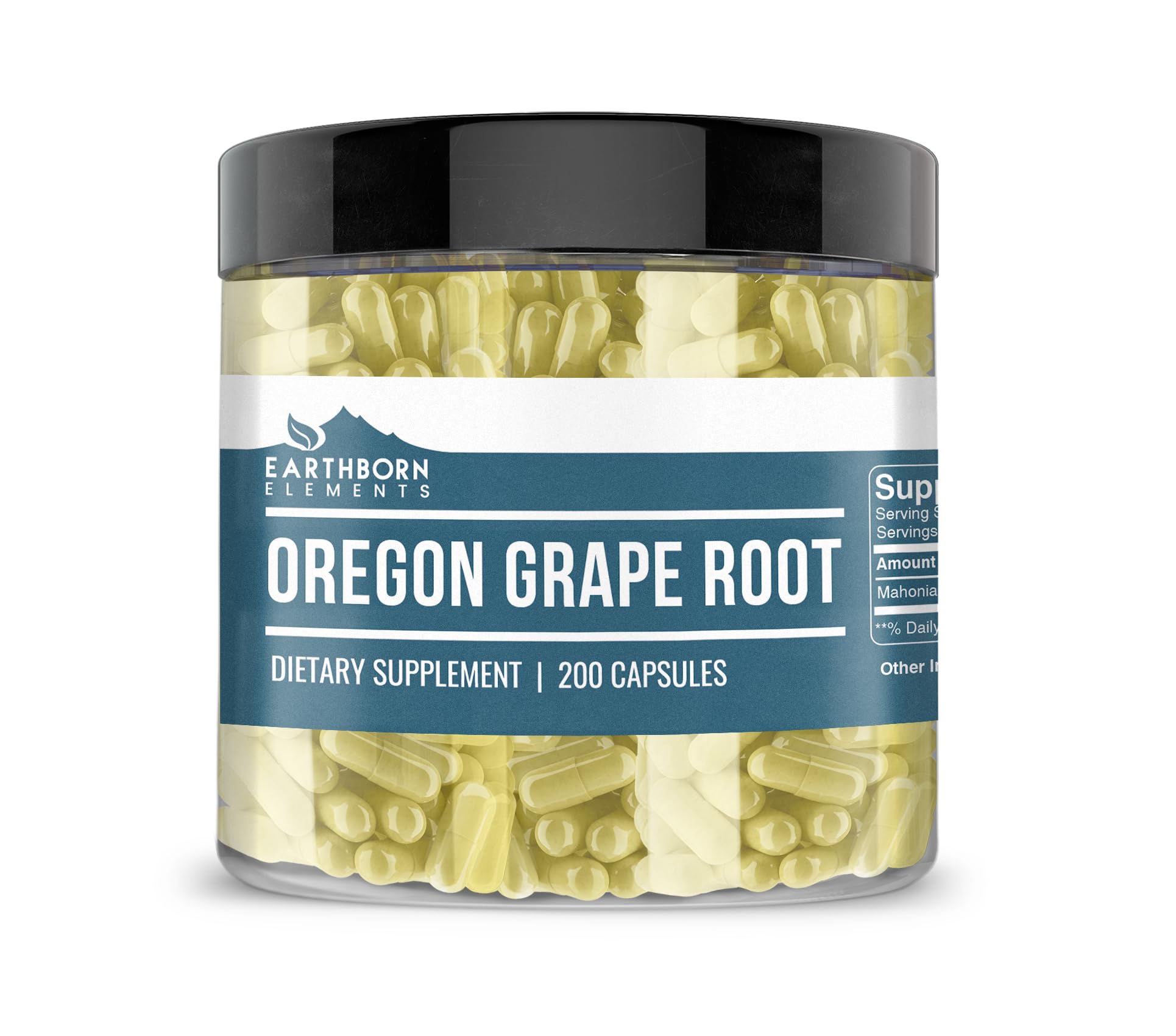 Earthborn Elements Oregon Grape Root 200 Capsules