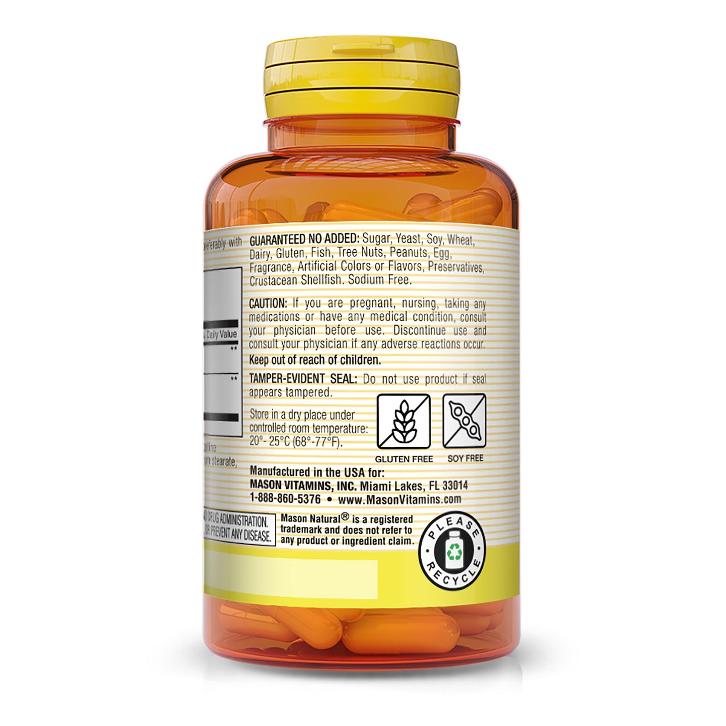 MASON NATURAL Milk Thistle/Cranberry Liver & Kidney Cleanser Capsules, 60 Count