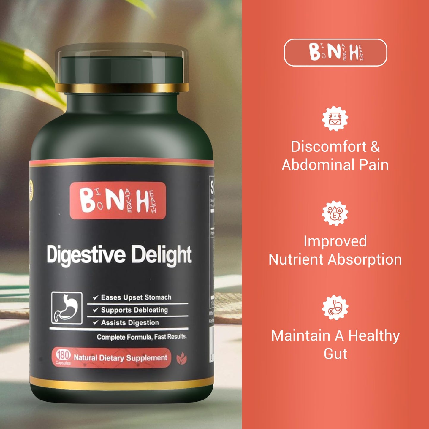 BNH Digestive Delight Capsule 180 Capsules