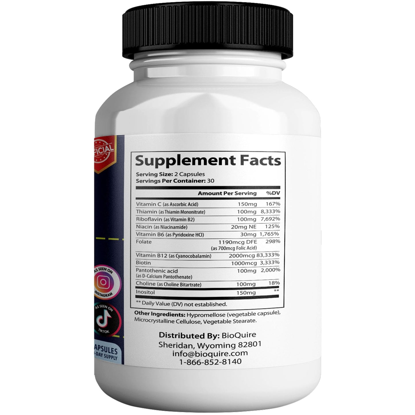 BIOQUIRE Sofan Maximum Strength Nerve Support Supplement, Capsule, 60 Capsules