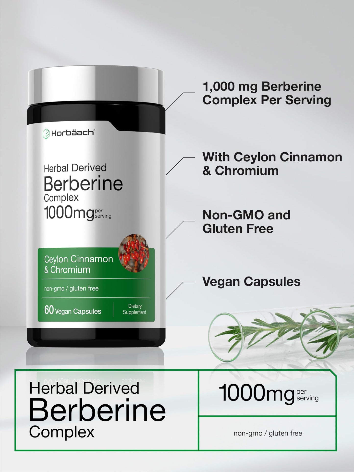 Horbäach Berberine Complex Capsule 60 Count