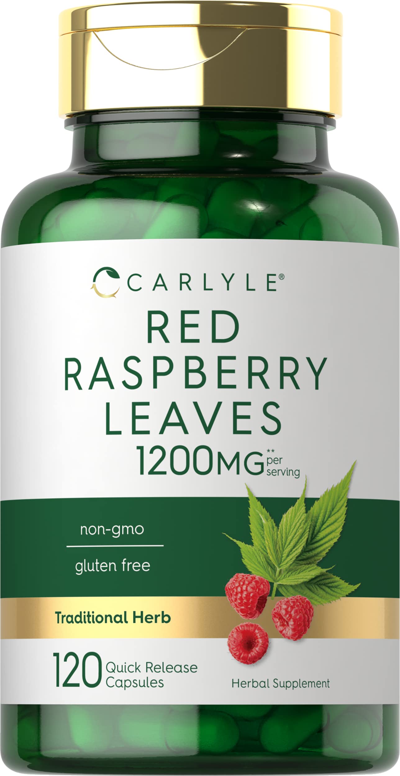 Carlyle Red Raspberry Leaf Capsules 120 Count
