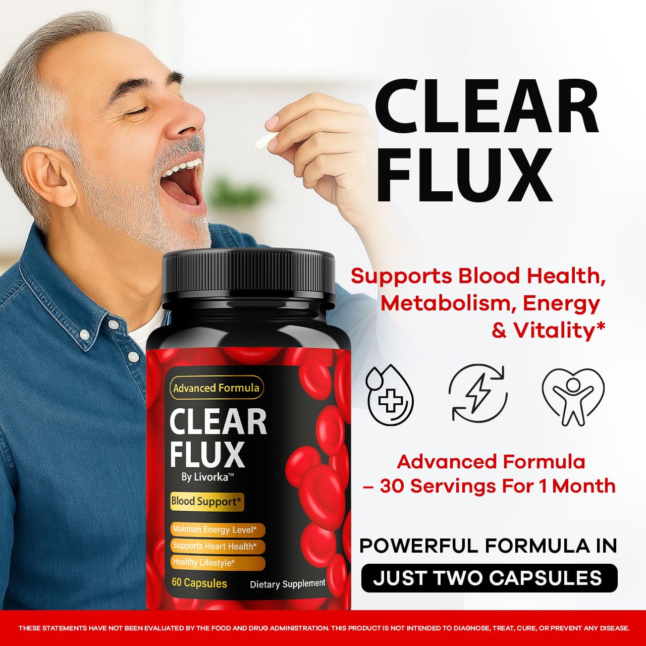 Pharmagetics Clear Flux Capsules, 60 Capsules