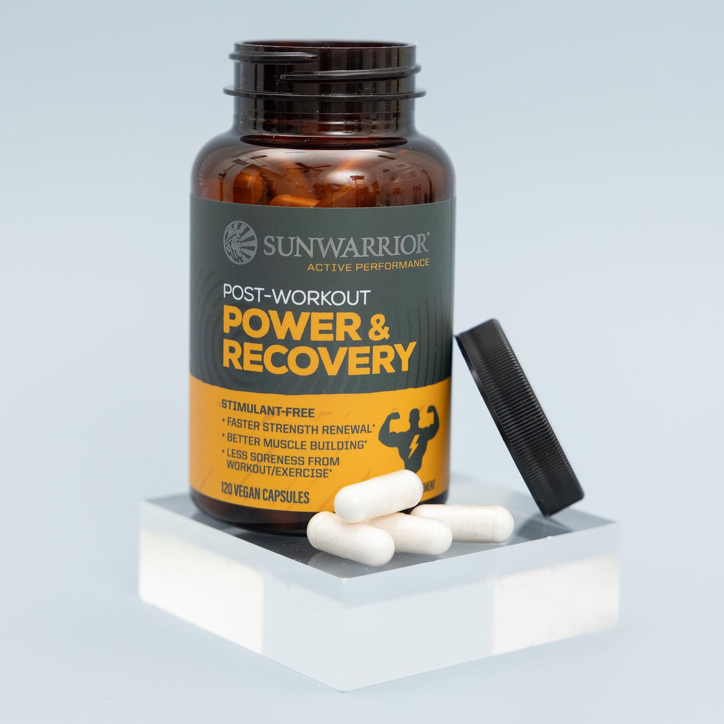 Sunwarrior Active Post Workout Power & Recovery Capsules 120 Count