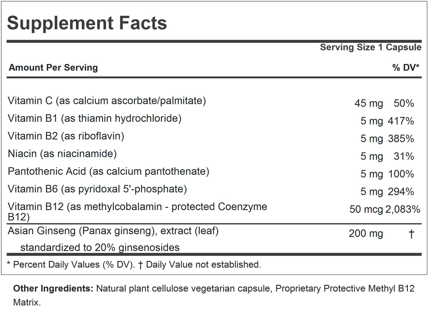 Andrew Lessman Ginseng 200mg 360 Capsules