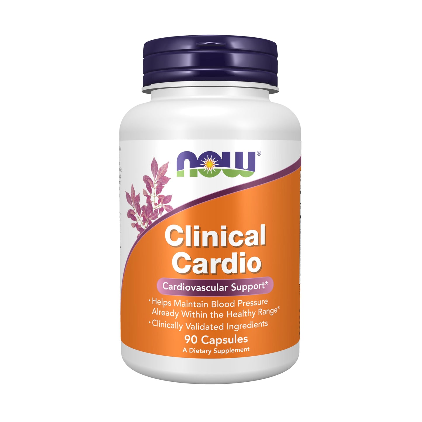 NOW Foods Clinical Cardio Cardiovascular Support Capsule, 90 Veg Capsules