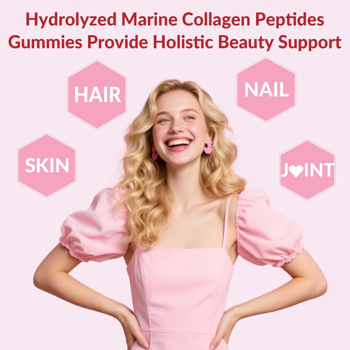 VitalityPeak Marine Collagen Gummies 90 Count