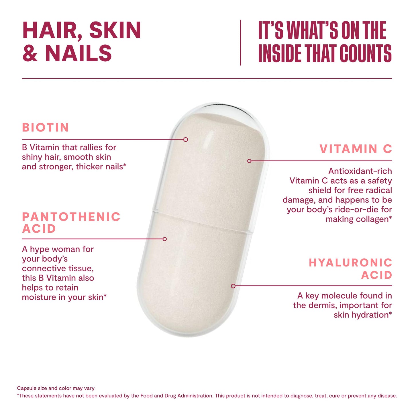 H' Habit Inner Beauty Bundle Collagen and Hair Skin & Nails, 120 Capsules