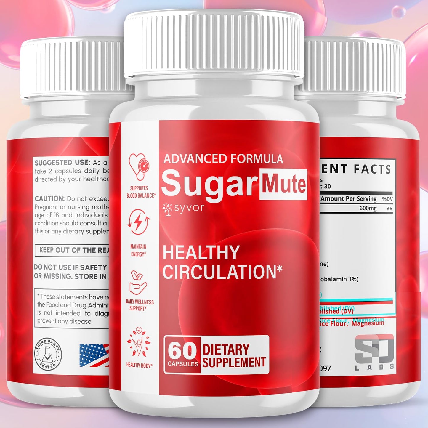 Syvor SugarMute Capsules 60 Count