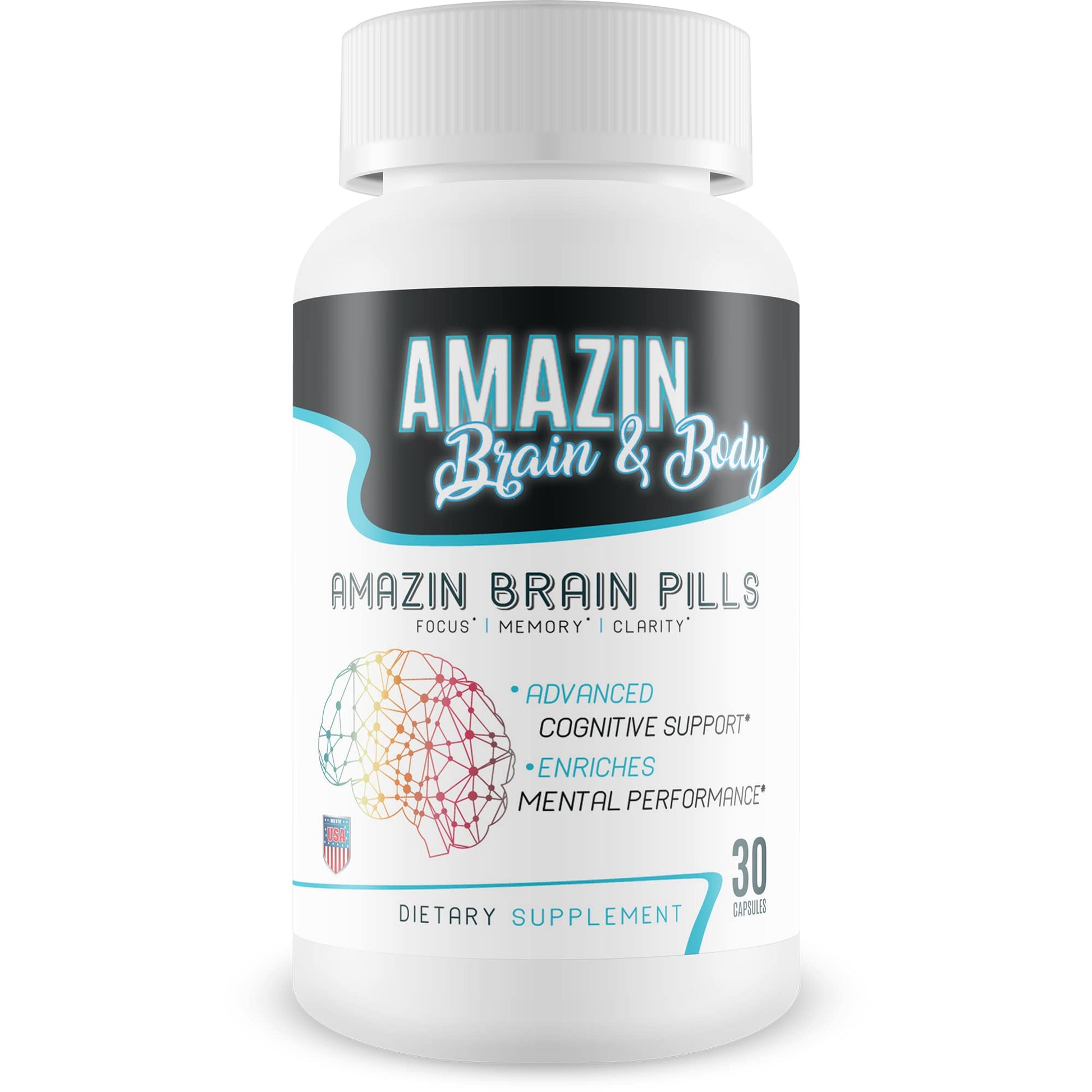 A-MAZ Amazin Brain Capsules, 60 Count