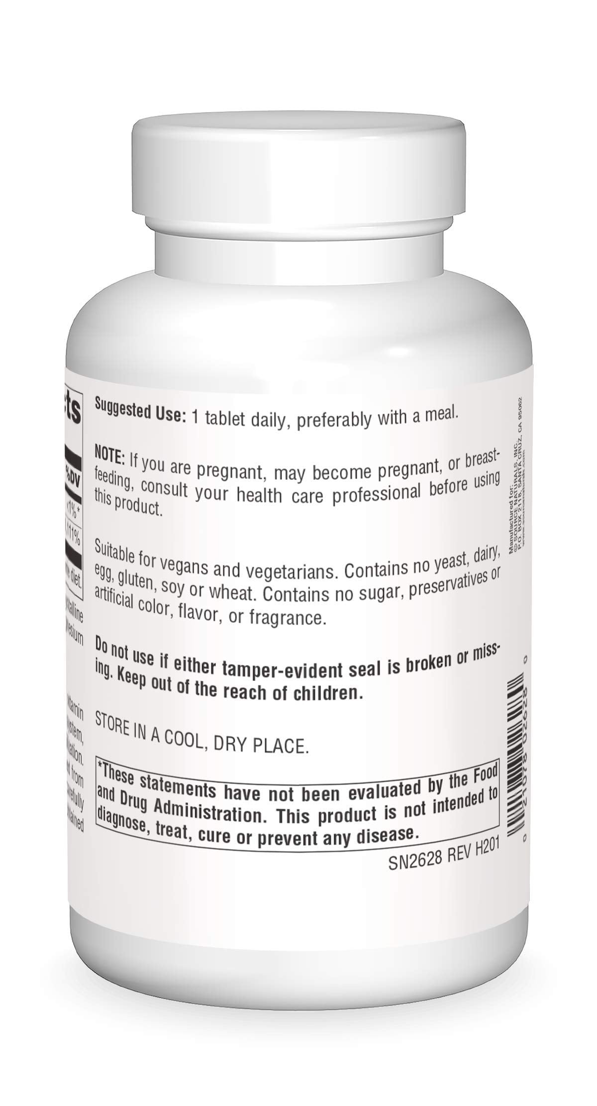 Source Naturals Non-GMO Vitamin C Tablet, 240 Count