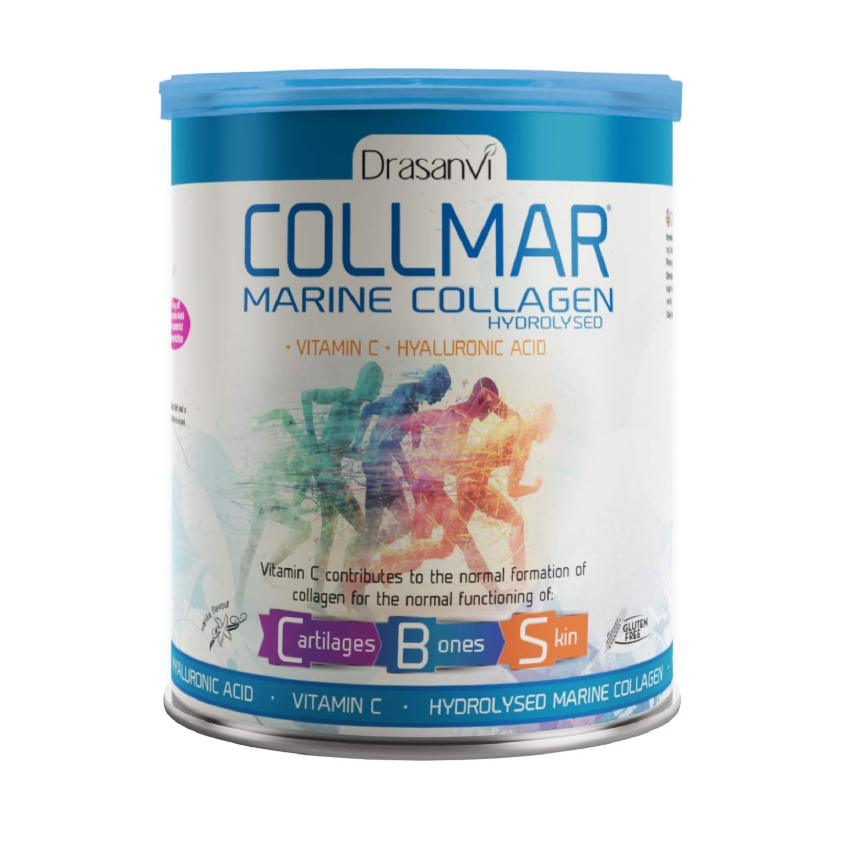 Drasanvi COLLMAR Marine Collagen Hydrolyzed Vanilla Flavor Powder 9.7 Ounces