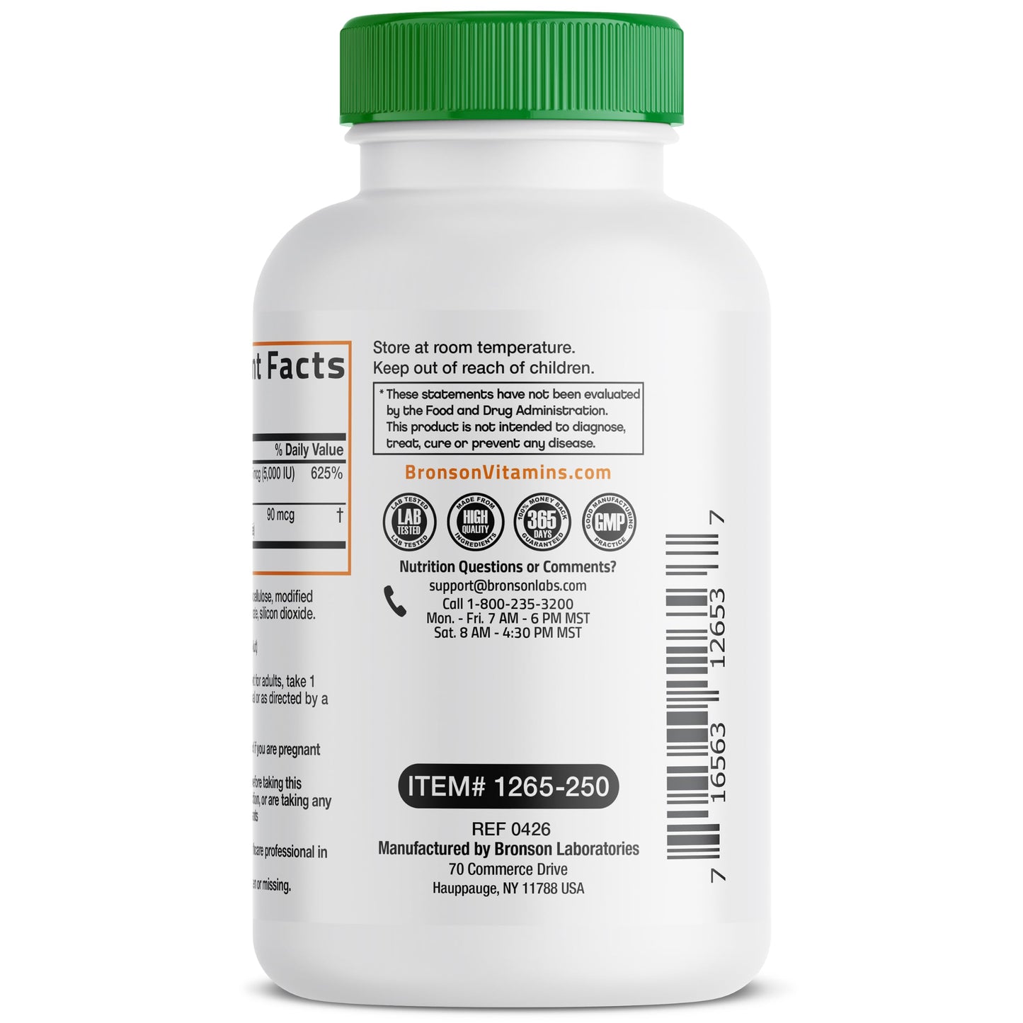 Bronson Vitamin K2+D3 2 in 1 Capsule 250 Count