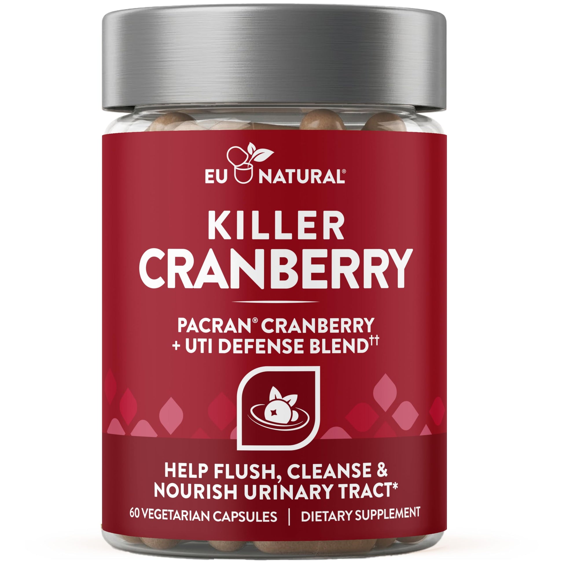 Eu Natural 10-In-1 Killer Cranberry Capsules 60 Count