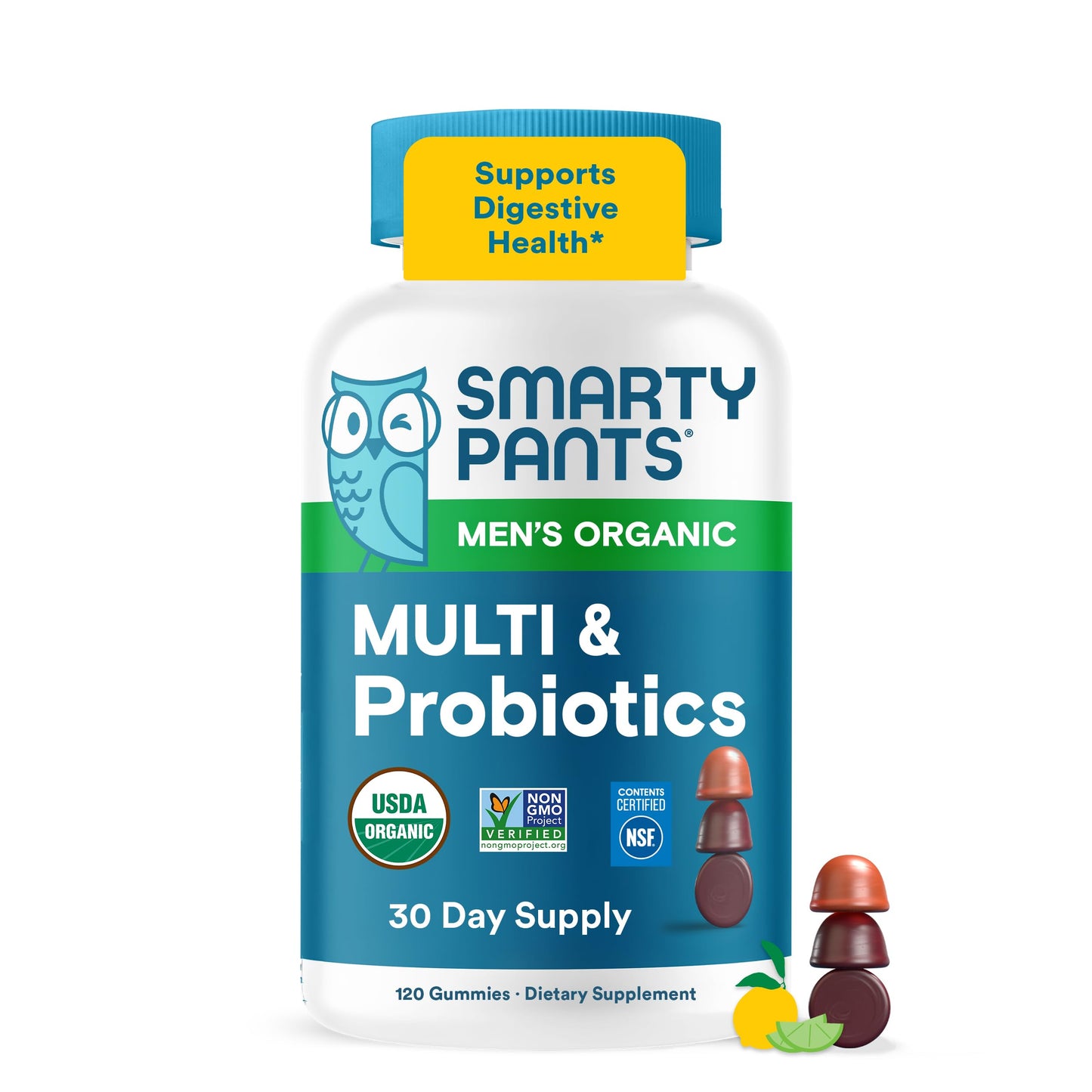 SmartyPants Multivitamin for Men Gummies, 120 Gummies