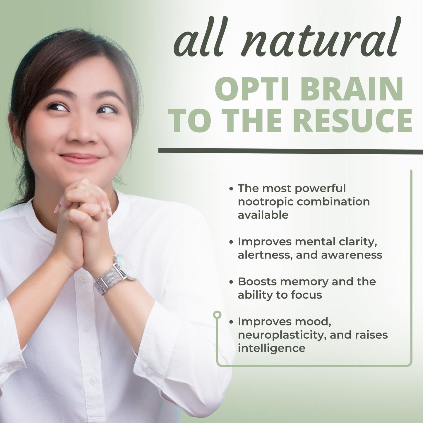 Optimal Health Systems Brain Nootropic Blend Capsules 90 Count