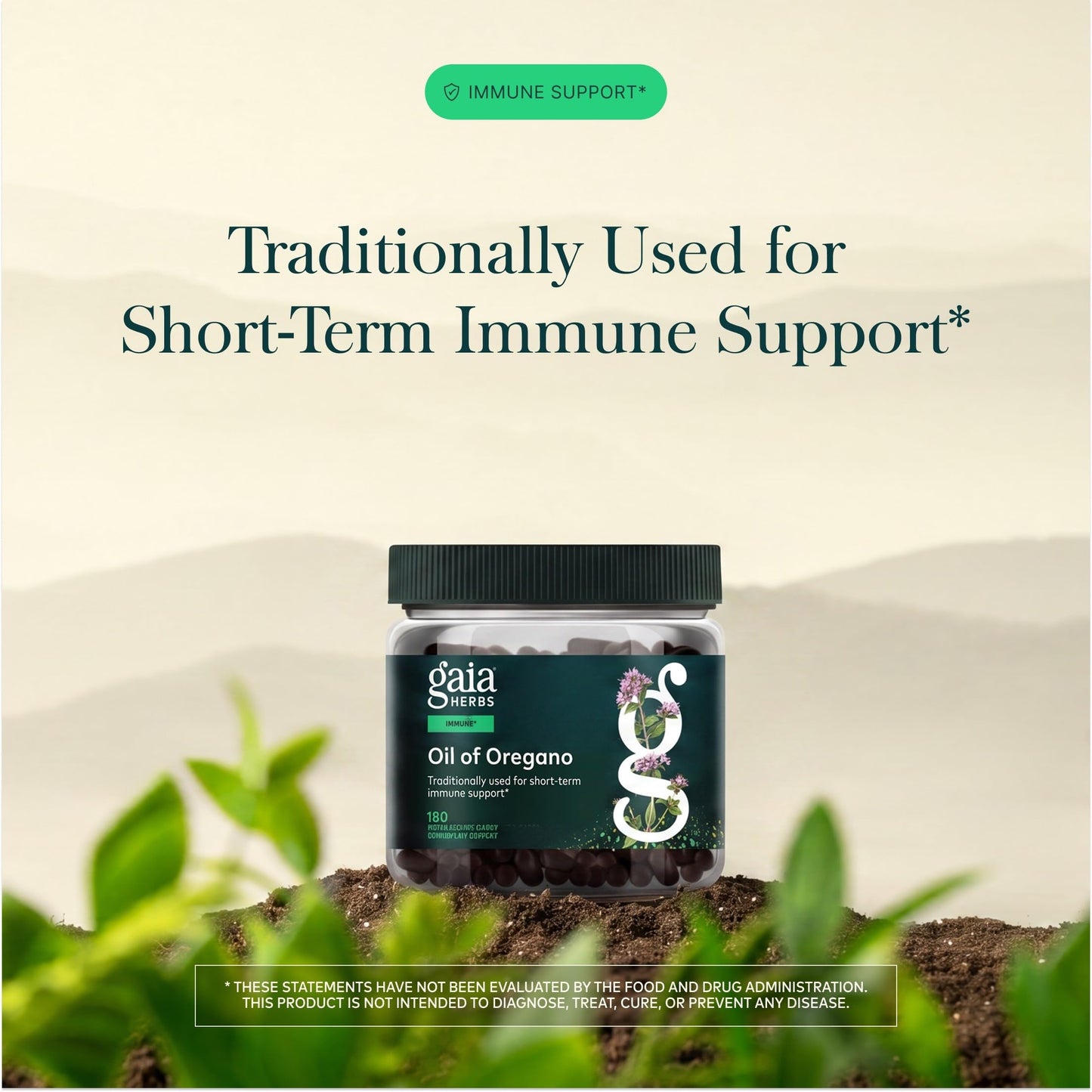 Gaia Herbs Oil of Oregano Capsules - 180 Capsules