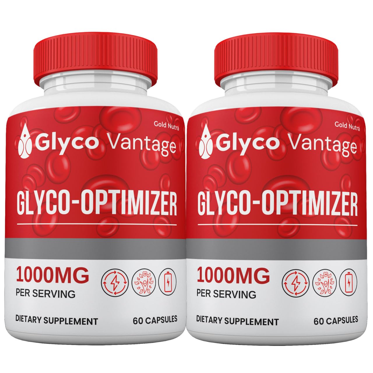 Gold Nutra Glyco Vantage Glyco Optimizer Capsules, 2 Pack