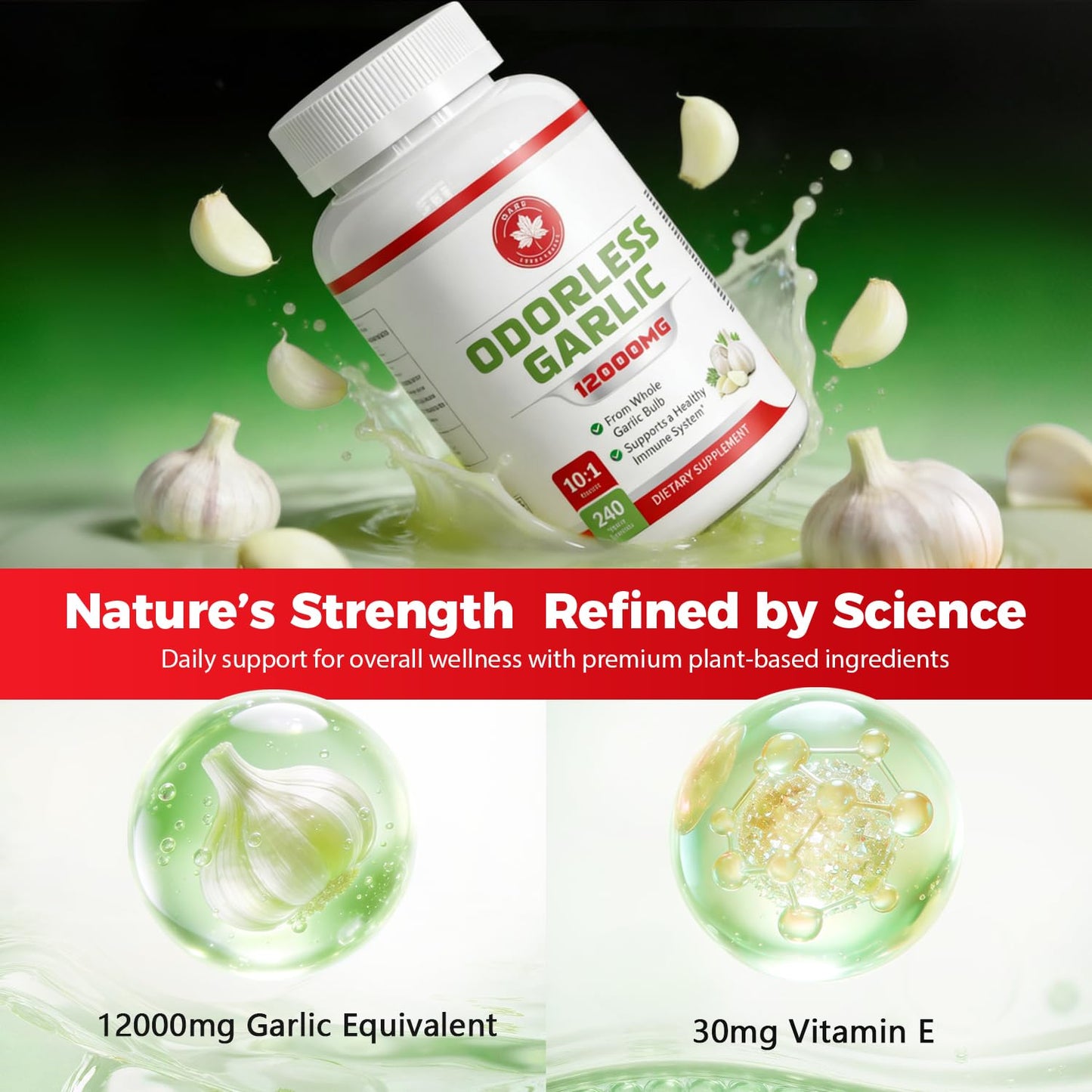 GABE SUNNYBEARS Aged Garlic Extract Capsules 240