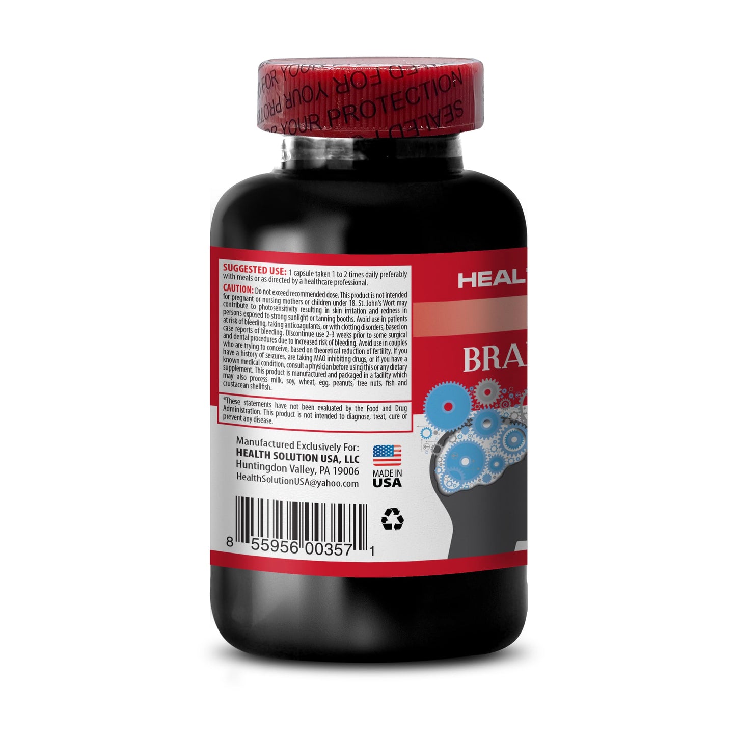 Health Solution Prime L-Glutamine Supplement Capsule 120 Capsules