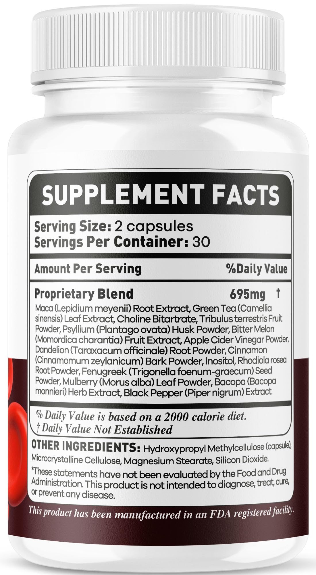 OVICIA Blood Pril Capsules 60 Count