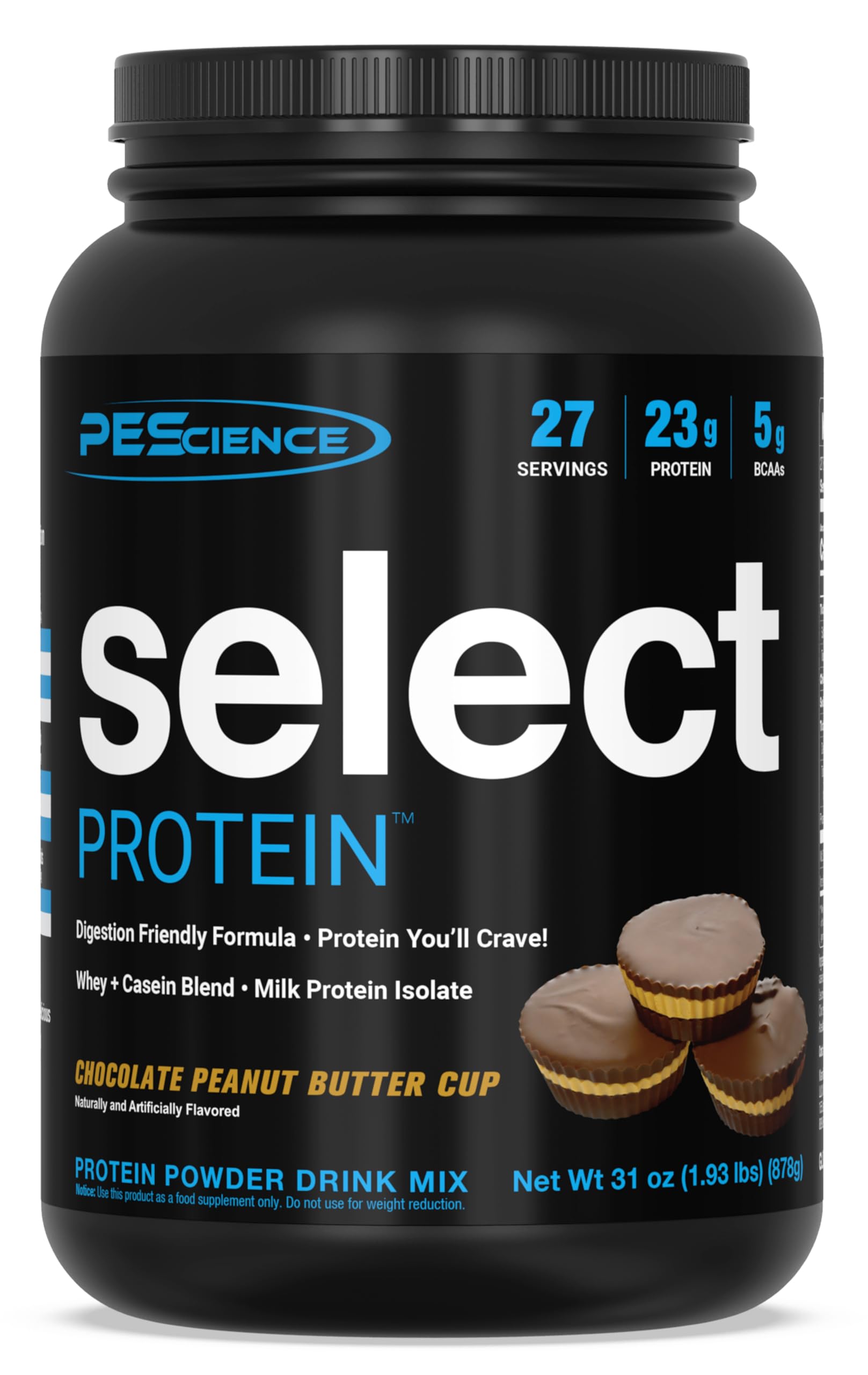 PEScience Select Protein Powder, Whey and Casein Blend, 27 Servings