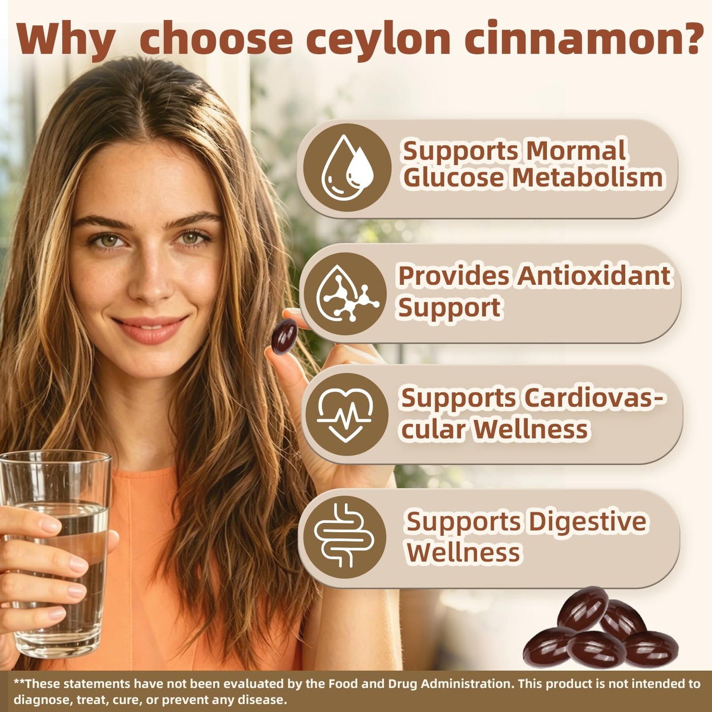 BudLive Ceylon Cinnamon Softgels, 300 Softgels