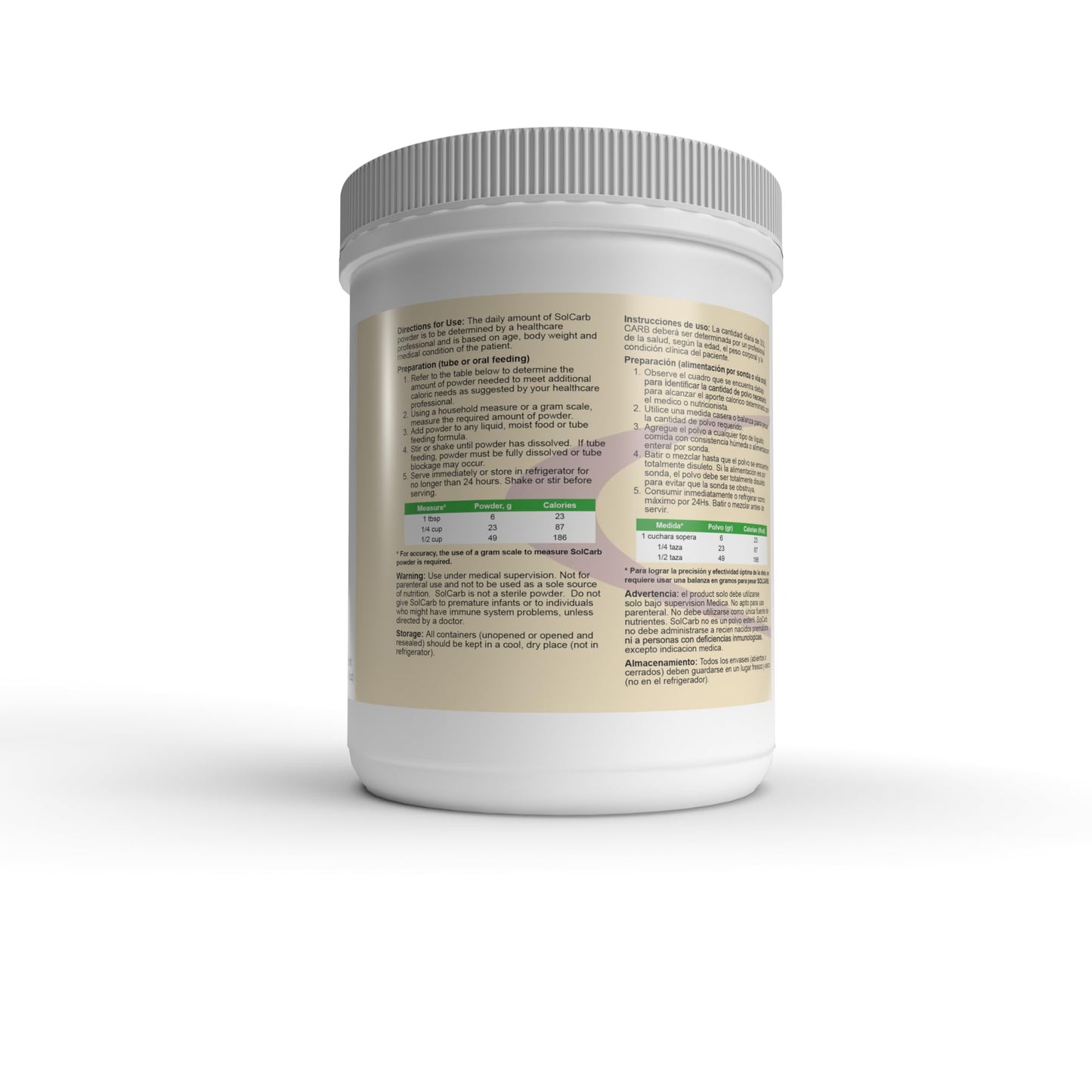 Medica Nutrition SolCarb Unflavored Carbohydrate Powder Supplement, 96 Count