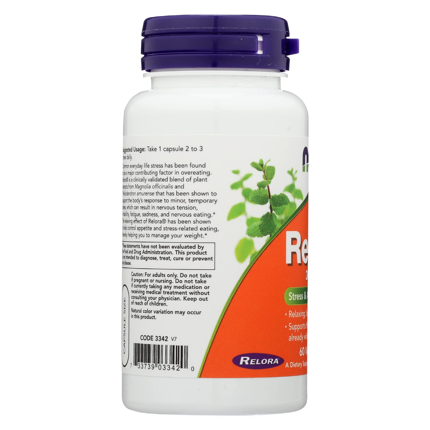 NOW Foods Relora 300 Capsule, 60 Count