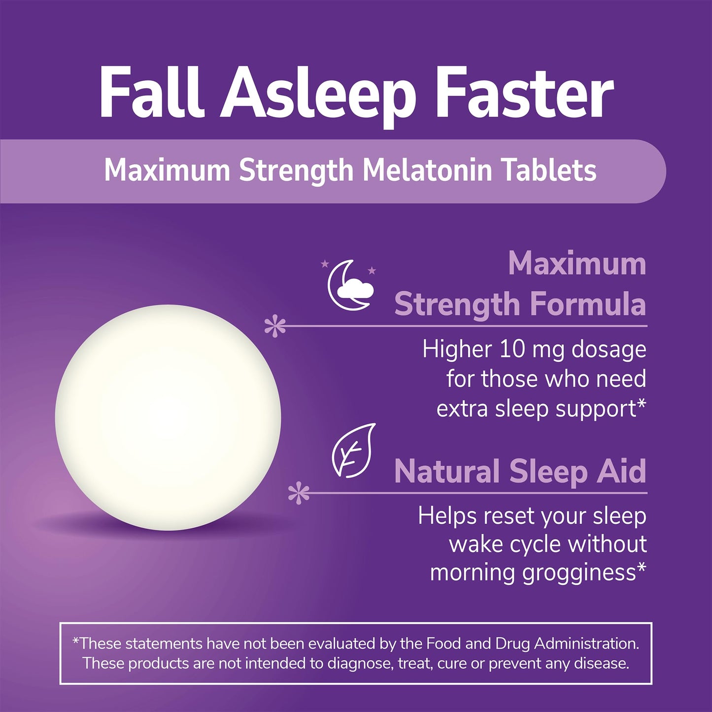 21st Century Melatonin 10 mg Quick-Dissolve Tablets Cherry 600 Tablets