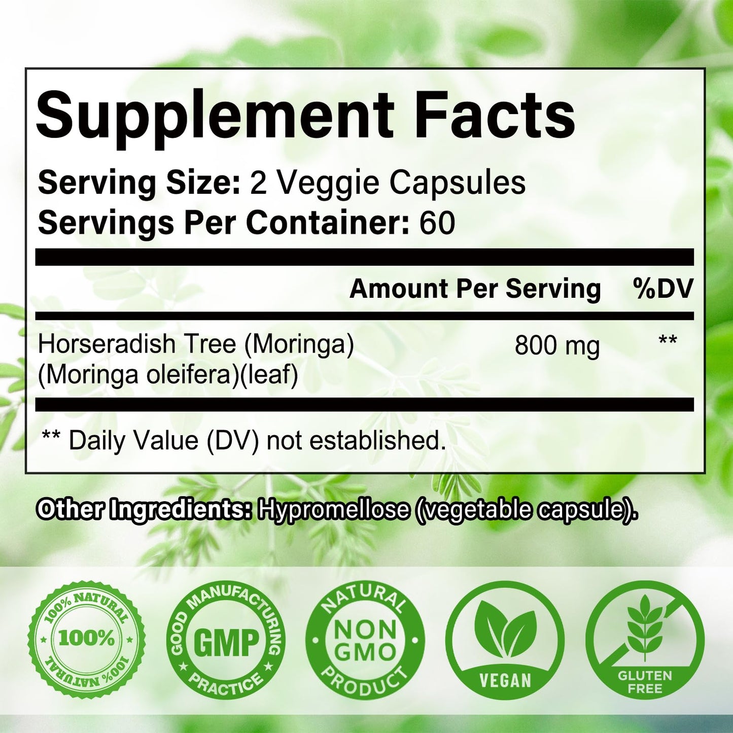Balincer Moringa Capsules, 240 Capsules
